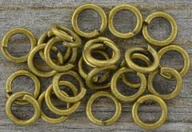 Biżuteria - akcesoria - [101011] Ogniwka otwarte 4mm kolor brąz 80szt - miniaturka - grafika 1