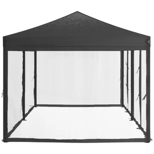 Składany namiot imprezowy ze ściankami, antracytowy, 3x6 m - Pawilony ogrodowe - miniaturka - grafika 5