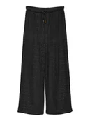 Spodnie damskie - Vero Moda Spodnie w kolorze czarnym - miniaturka - grafika 1