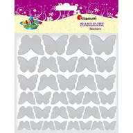 Pozostałe akcesoria dla plastyków - Titanum Naklejki materiałowe motyle mix 34szt - miniaturka - grafika 1