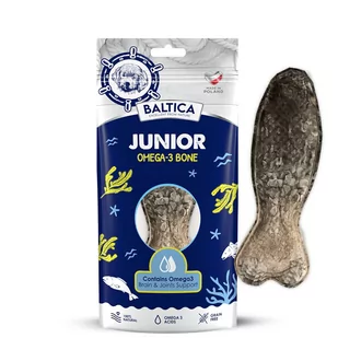 Baltica Junior Kość Do Żucia Dla Szczeniaka Z Łososiem Gryzak 1Szt - Przysmaki dla psów - miniaturka - grafika 1