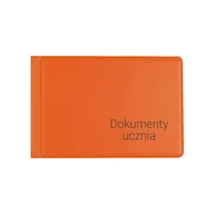 Dyplomy i okładki - BIURFOL Okładka na dokumenty ucznia małe orange - miniaturka - grafika 1