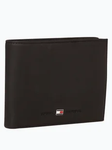 Tommy Hilfiger - Portfel męski ze skóry, czarny - Portfele - miniaturka - grafika 1