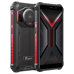 FOSSiBOT F101 4GB/64GB czarno-czerwony - Telefony komórkowe - miniaturka - grafika 1