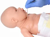 Sprzęt ratunkowy - Erler-zimmer Manekin niemowlęcy "Nora" do treningu pielęgniarskiego, dziewczynka - miniaturka - grafika 1