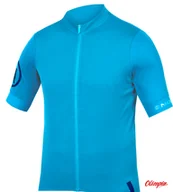 Koszulki rowerowe - Koszulka rowerowa Endura FS260 S/S Jersey Blue - miniaturka - grafika 1