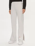 Spodnie sportowe damskie - Calvin Klein Jeans Spodnie dresowe Diffused Monologo J20J223422 Szary Regular Fit - miniaturka - grafika 1