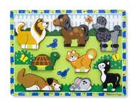 Puzzle - Melissa & Doug Drewniane Puzzle puzzle 3D Zwierzątka 13724 - miniaturka - grafika 1
