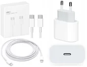 Ładowarki do telefonów - Szybka Ładowarka Sieciowa Tradebit, USB-C 20W + Kabel USB-C - miniaturka - grafika 1