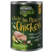 Mokra karma dla psów - Greenwoods Less Meat z groszkiem, 6 x 400 g - Wołowina - miniaturka - grafika 1