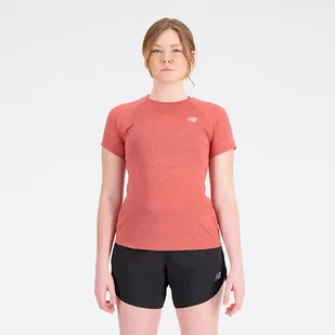 Koszulka damska New Balance WT21262ASO  pomarańczowa - Koszulki i topy damskie - miniaturka - grafika 1