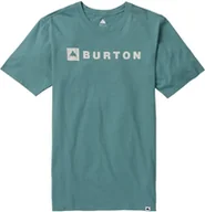 Koszulki męskie - t-shirt męski BURTON HORIZONTAL MOUNTAIN TEE Rock Lichen - miniaturka - grafika 1