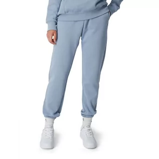 Spodnie sportowe damskie - Spodnie Champion C Logo Embroidery Fleece 115487-BS096 - niebieskie - grafika 1