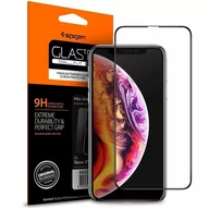 Szkła hartowane na telefon - Spigen Szkło Hartowane Glass Fc do iPhone 11 Pro / XS / X Black - miniaturka - grafika 1