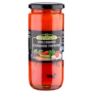 Warzywa w marynacie - PAPRYKA GRECKA CZERWONA KOSTOPULOS GRILLOWANA 480G/350G - miniaturka - grafika 1