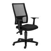 Fotele i krzesła biurowe - Krzesło obrotowe Nowy Styl Taktik oparcie siatka czarna / siedzisko oban czarny - miniaturka - grafika 1