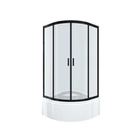 Kabiny prysznicowe - Kabina prysznicowa z brodzikiem 90 X 90 X 198/34 Polmetal - miniaturka - grafika 1