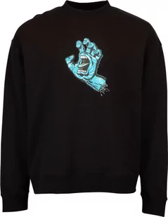 bluza męska SANTA CRUZ CABANA HAND CREW Black - Bluzy męskie - miniaturka - grafika 1