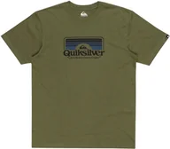 Koszulki męskie - t-shirt QUIKSILVER STEP INSIDE TEE Four Leaf Clover - GPH0 - miniaturka - grafika 1