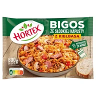 Dania mrożone - Hortex Bigos ze słodkiej kapusty z kiełbasą 600 g - miniaturka - grafika 1