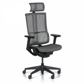 Fotele i krzesła biurowe - B2B Partner Krzesło biurowe JOEL, czarne 910002 - miniaturka - grafika 1