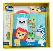 Zabawki sensoryczne - Książeczka sensoryczna z kolorowymi zwierzątkami - Chicco - miniaturka - grafika 1