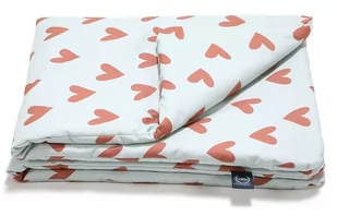 Kołdra Dziecięca Bawełniana Heartbeat Blue M 80X100 La Millou - Kołdry i poduszki dla dzieci - miniaturka - grafika 1