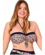 Stroje kąpielowe - Góra od Bikini Beldona Orazia Bandeau 40E 80E Boho Fiszbiny Wzór - miniaturka - grafika 1