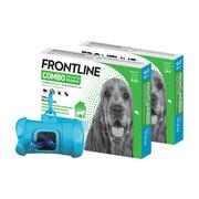 Frontline FRONTLINE Combo Spot On Pies M 10-20kg pipeta 3x 1,34ml) x2 +Frontline Dozownik na woreczki GRATIS 55705-uniw