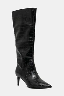 Aldo kozaki HEATHHER damskie kolor czarny na szpilce 14147017 - Kozaki damskie - miniaturka - grafika 1