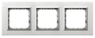 Klawisze i ramki - LEDart 3-krotna, pozioma i pionowa - Ospel SONATA R-3RAC/35/38, aluminium, grubość 4 mm - miniaturka - grafika 1