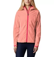 Bluzy damskie - Columbia Damska bluza z kapturem Sweet AS Softshell, Rafa Koralowa, S - miniaturka - grafika 1
