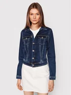 Kurtki damskie - Pepe Jeans Kurtka jeansowa GYMDIGO Core PL402052 Granatowy Regular Fit - miniaturka - grafika 1