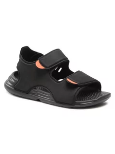 Buty dla dziewczynek - Adidas Sandały Swim Sandal C FY8936 Czarny - grafika 1