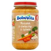 Dania dla dzieci - BOBOVITA Obiadek BIO - delikatny rosół z cielęciny z ryżem - bez glutenu, mleka i soli po 6 miesiącu - miniaturka - grafika 1