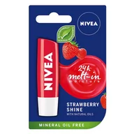 Szminki - Nivea Lip Care ochronna Fruity Shine Strawberry - miniaturka - grafika 1