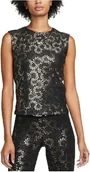 Bluzy damskie - Nike DQ6174-010 W NP DF SS TOP Sparkle bluza damska czarna rozmiar XS - miniaturka - grafika 1