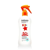 Balsamy i kremy do opalania - Babaria Kids Sunscreen Spray SPF50+ Preparat do opalania ciała dla dzieci 200 ml - miniaturka - grafika 1