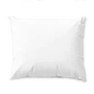 Poszewki na poduszki - Poszewka bawełniana 70x80 na zakład 20 cm Porto biała hotelowa PC - miniaturka - grafika 1