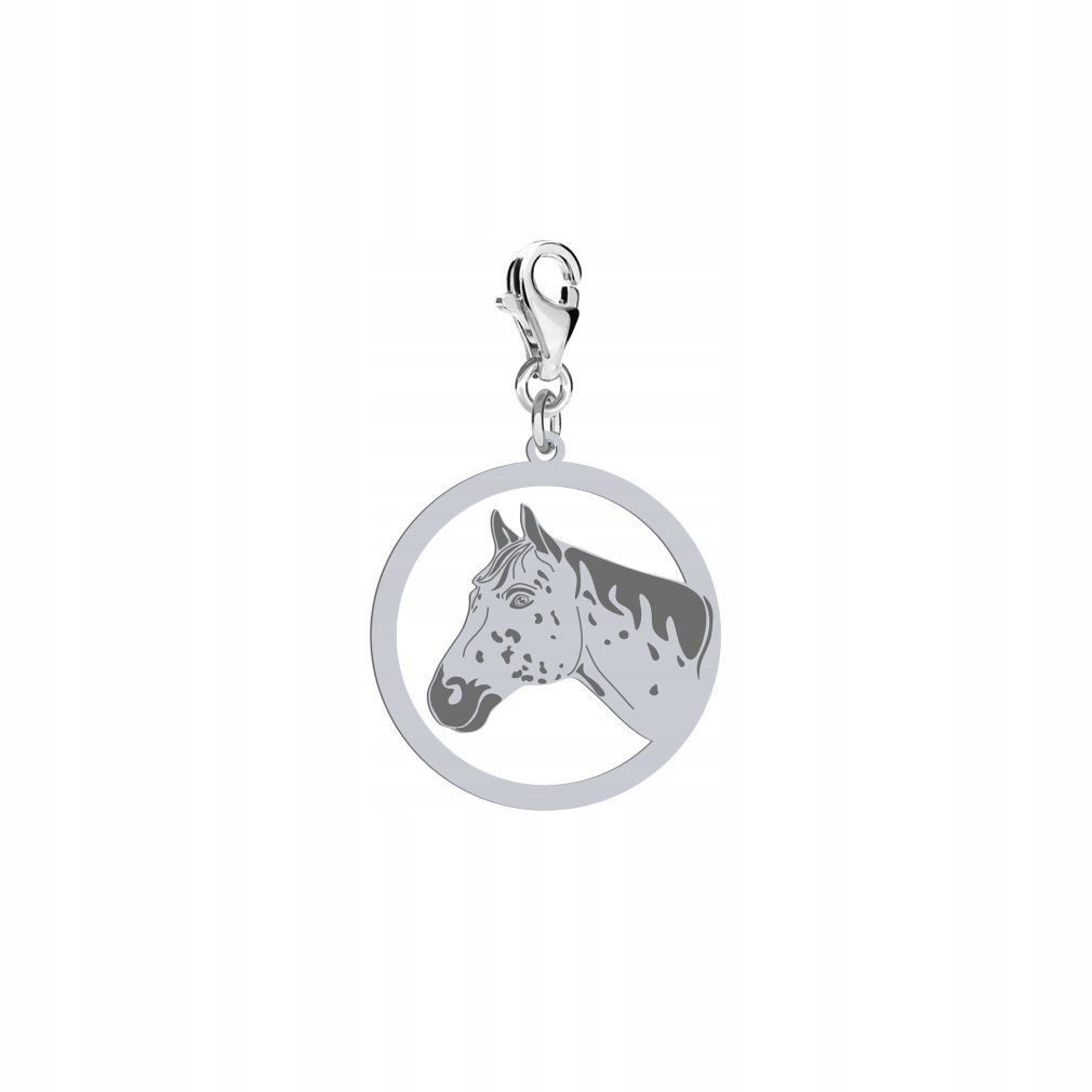 Charms Srebrny Koń Appaloosa 925 Biżuteria Prezent Kobieta DEDYKACJA GRATIS