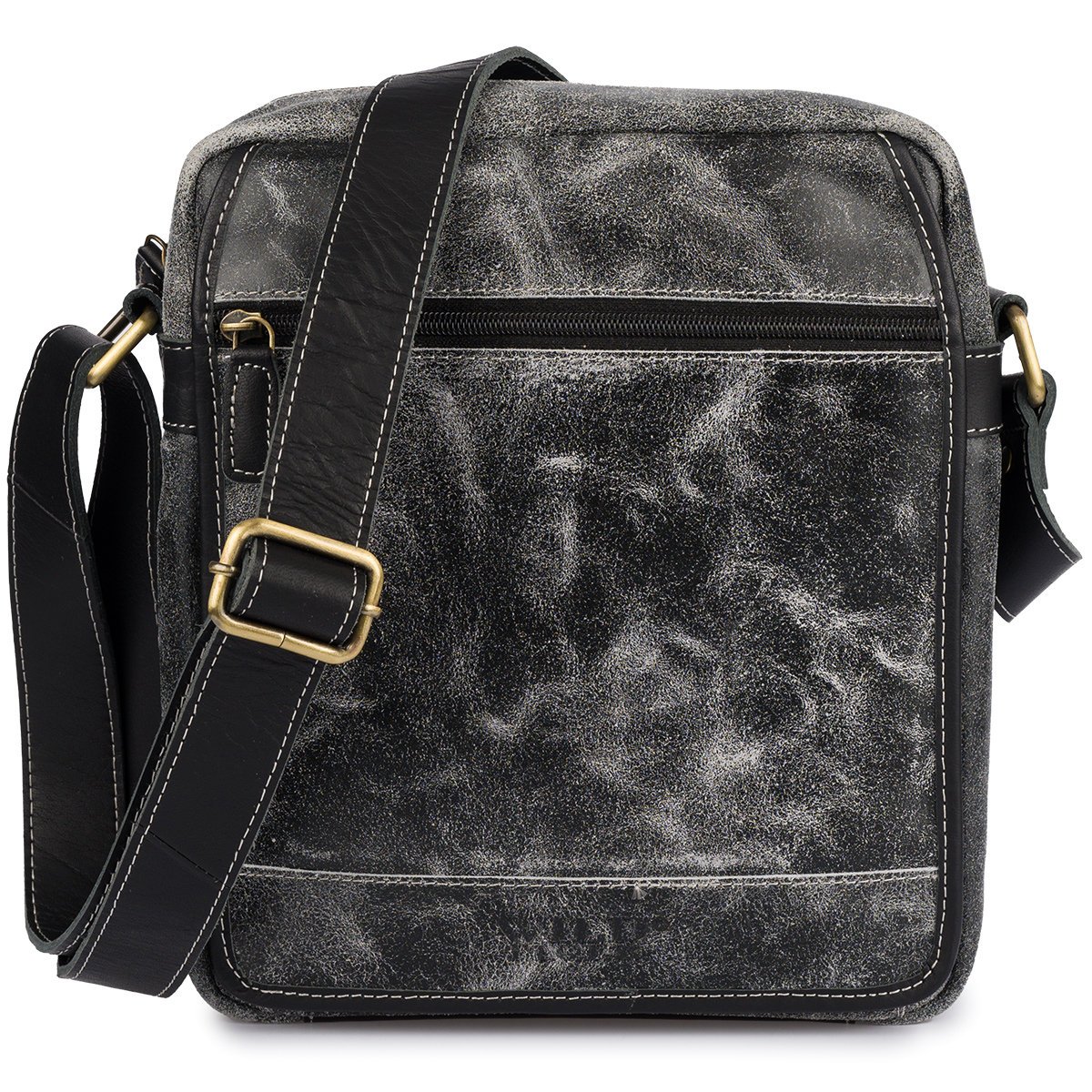 Listonoszka męska przecierana Wild Tiger - czarna