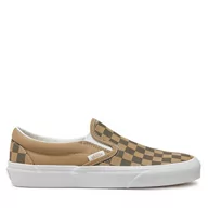 Trampki damskie - Tenisówki Vans Classic Slip On VN0A2Z41DFM1 Beżowy - miniaturka - grafika 1