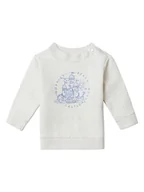 Bluzy i sweterki niemowlęce - Noppies Bluza "Bound Brook" w kolorze białym - miniaturka - grafika 1