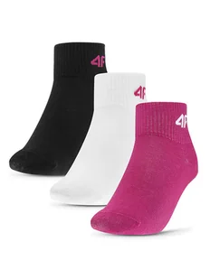 4F Zestaw 3 par niskich skarpet dziecięcych 4FJWAW23USOCF228 Kolorowy - Skarpetki dla dzieci - miniaturka - grafika 1