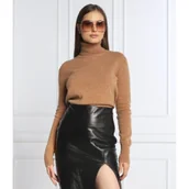 Swetry damskie - Calvin Klein Wełniany golf | Regular Fit - miniaturka - grafika 1