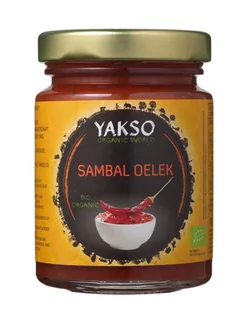 YAKSO SOS CHILI SAMBAL OELEK BIO 100 g - YAKSO BP-8712423016811 - Sosy w słoikach - miniaturka - grafika 1