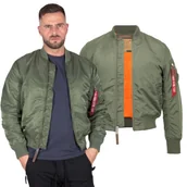 Odzież taktyczna i umundurowanie - Kurtka Alpha Industries MA-1 VF 59 191118 01 - Zielona 3XL - miniaturka - grafika 1