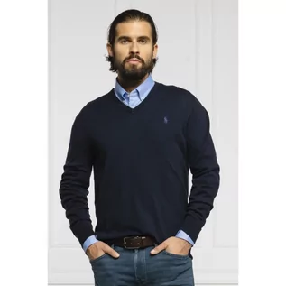 Swetry męskie - POLO RALPH LAUREN Sweter | Slim Fit - grafika 1