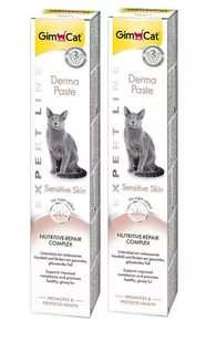 GimCat Pasta Derma 2x50g - Suplementy i witaminy dla psów - miniaturka - grafika 1