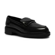 Półbuty damskie - Calvin Klein Skórzane loafersy - miniaturka - grafika 1